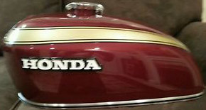 Honda 750 1971 gas tank brown